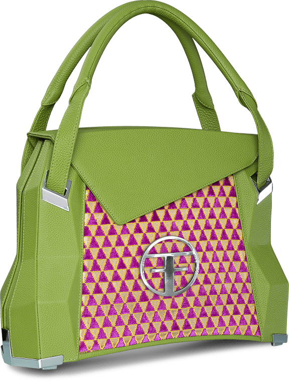 LA PRIMA - Verde Kiwi / Fuchsia & Gold